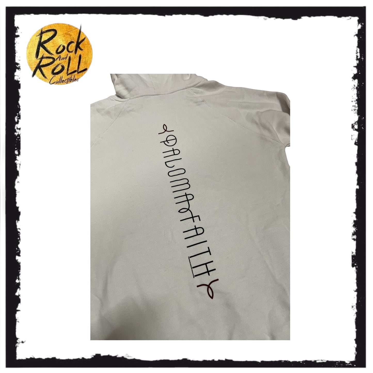 Paloma Faith Eyes Open White Pullover Hoodie (XL)