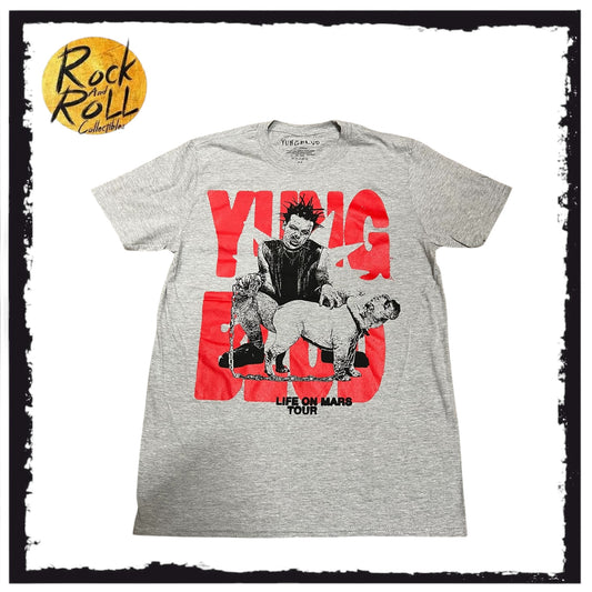 Yungblud - Life On Mars Tour Official Grey Crewneck T-Shirt
