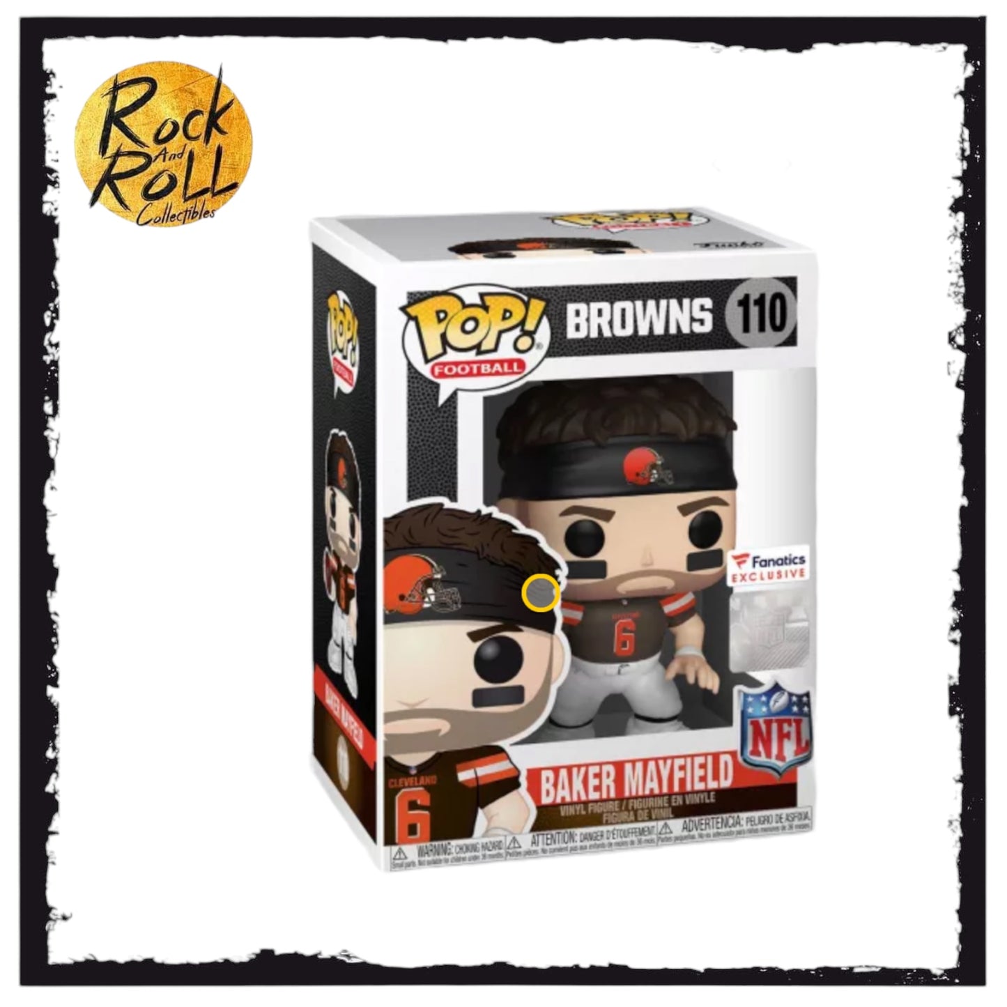 Funko POP! Football NFL Cleveland Browns - Baker Mayfield #110 Exclusive