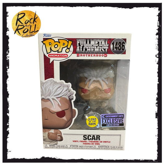 Fullmetal Alchemist - Scar Glows In The Dark Entertainment Earth Exclusive Funko Pop #1486