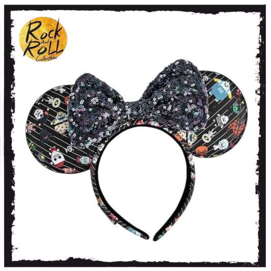 Loungefly Disney The Nightmare Before Christmas Chibi AOP Ears Headband