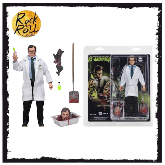 NECA Re-Animator Herbert West Clothed Action Figure 8” Action Figure