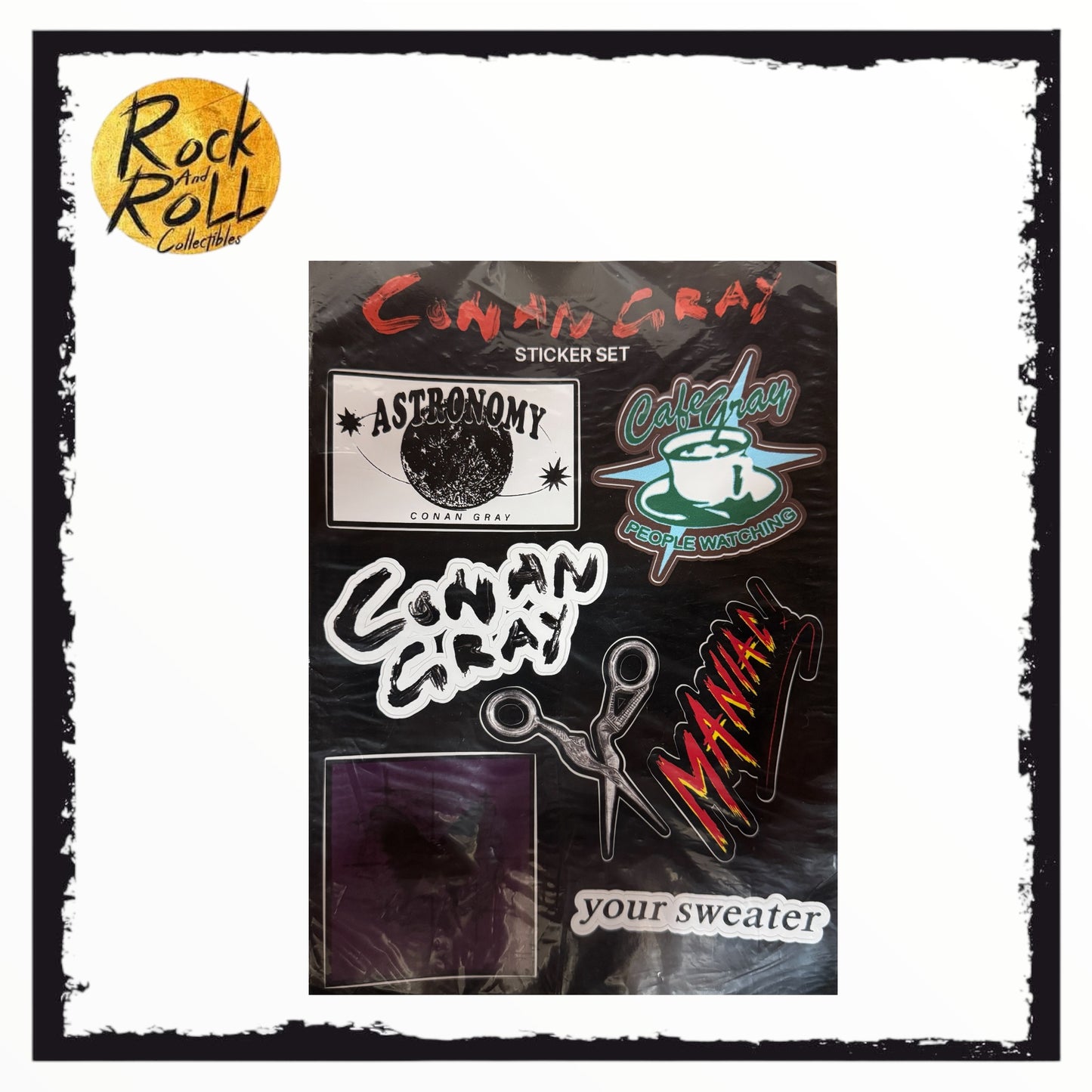 Conan Gray Sticker Set