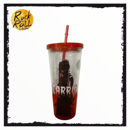 Carrie - Bloody Carrie Waterfill Faux Blood Cup w/Straw 11inch
