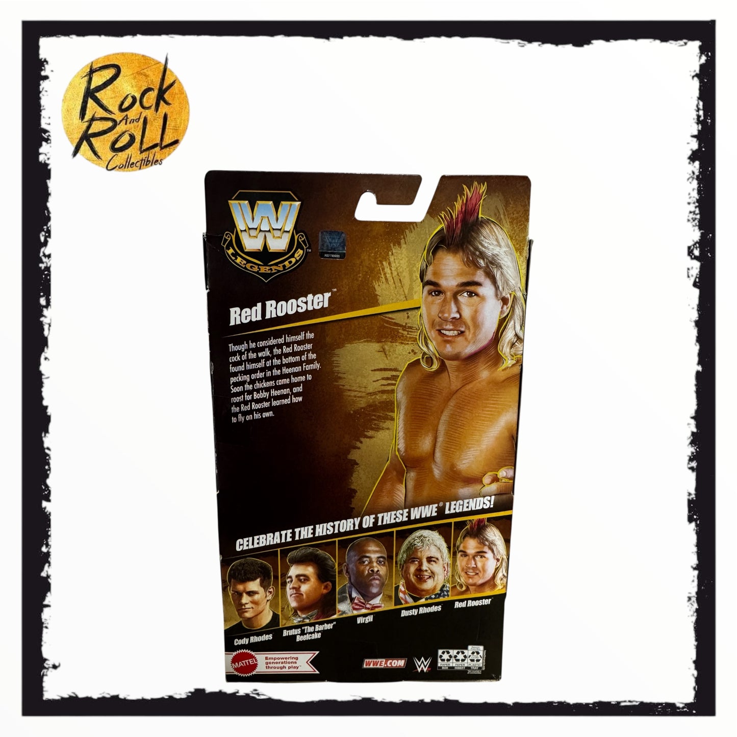 Box Damage - WWE Legends Greatest Hits Elite Collection Red Rooster US Import