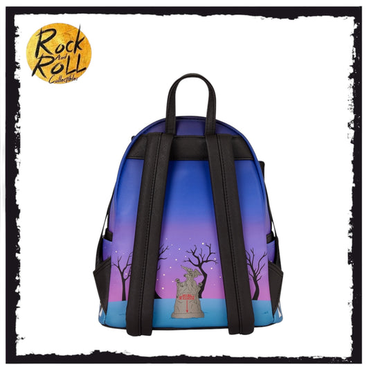 Loungefly Beetlejuice Deetz House Glow Mini Backpack