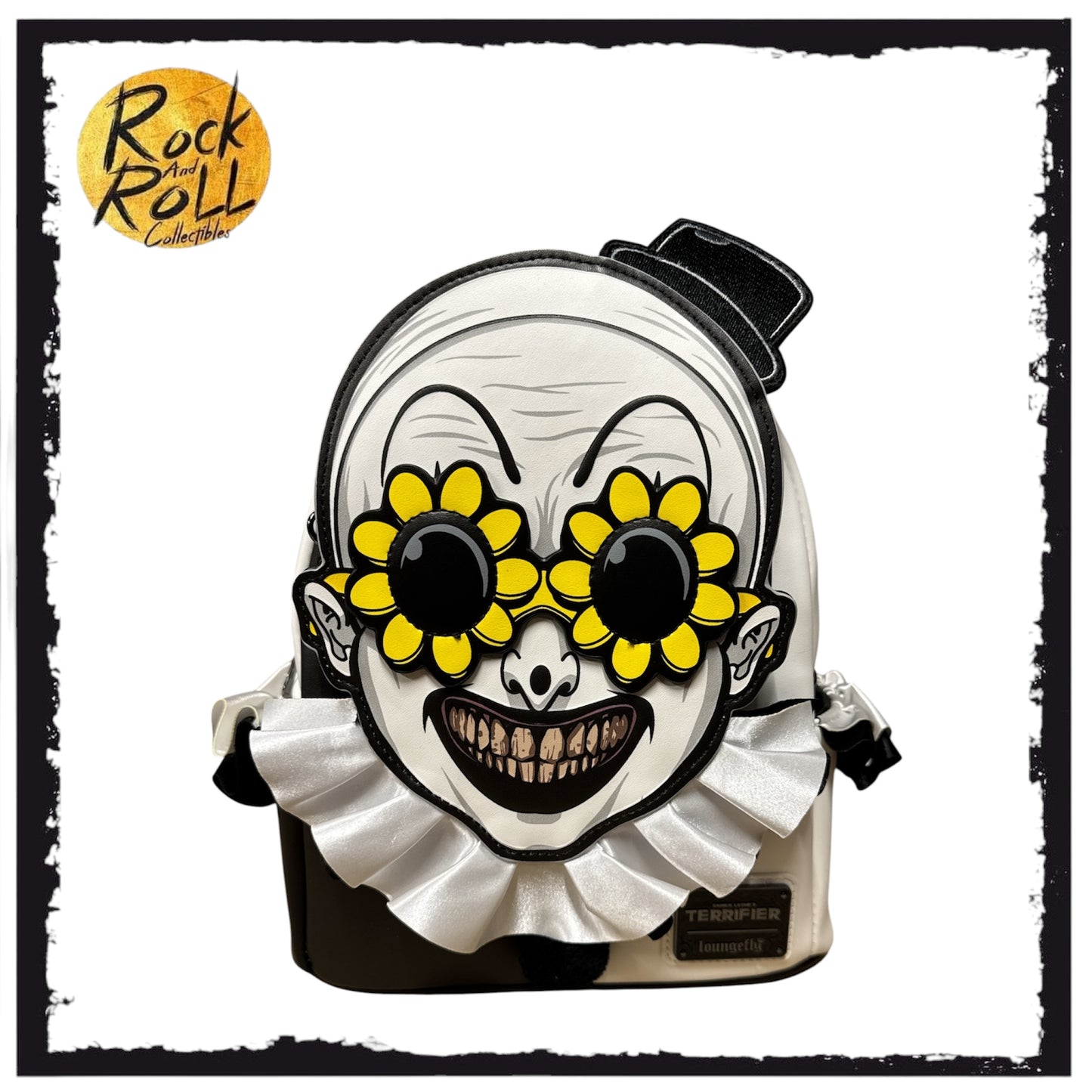 Loungefly Terrifier Art The Clown Glow Cosplay Mini Backpack