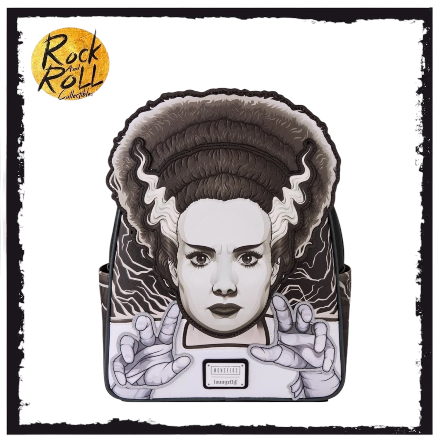 Loungefly Universal Monster Bride Of Frankenstein Glow Mini Backpack