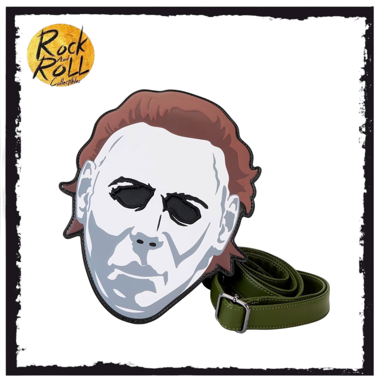 Loungefly Halloween Michael Myers Mask Glow Crossbody Bag