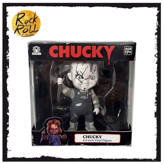 CultureFly  Chucky Grey and White Blood Splattered 4.5" Vinyl Figure