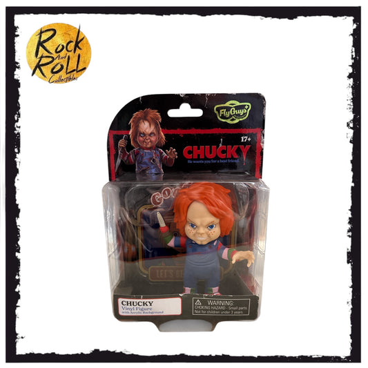 FlyGuys CultureFly Chucky Vinyl Figure with Acrylic Background US Import