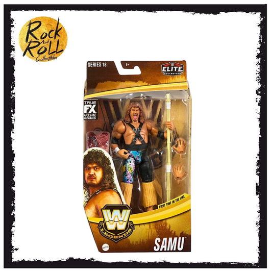 Box Damage - WWE Elite Collection Legends Series 18 - Samu US Import (Chase Variant)