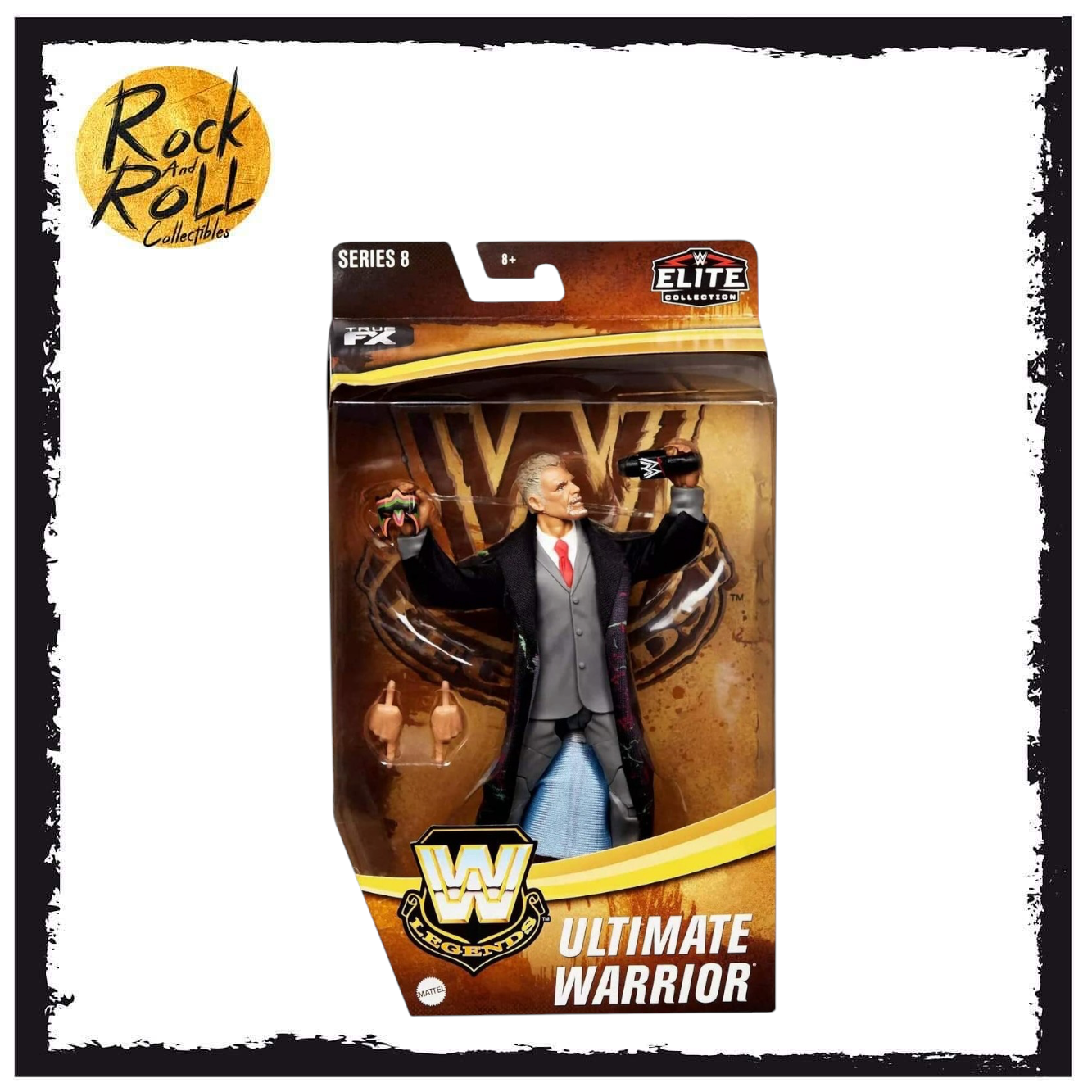 Box Damage - WWE Elite Collection Legends Series 8 - Ultimate Warrior US Import