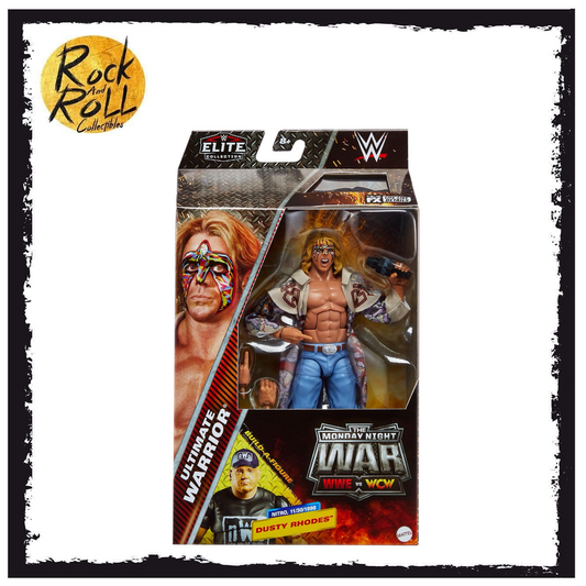 Not Mint Packaging - WWE Elite Collection Monday Night War WWE vs WCW - Ultimate Warrior US Import