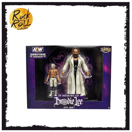 Box Damage - AEW Unmatched Collection - In Memory of Brodie Lee - Brodie Lee & Negative One Action Figure Ringside Collectibles Exclusive US Import