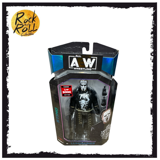Not Mint Packaging - AEW Luminaries Collection Series 2 #16 - Sting 1 of 5000 Chase Edition US Import