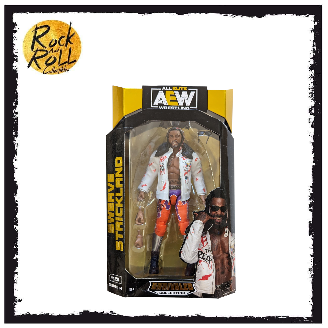 AEW Unrivaled Collection Series 14 #126 - Swerve Strickland US Import