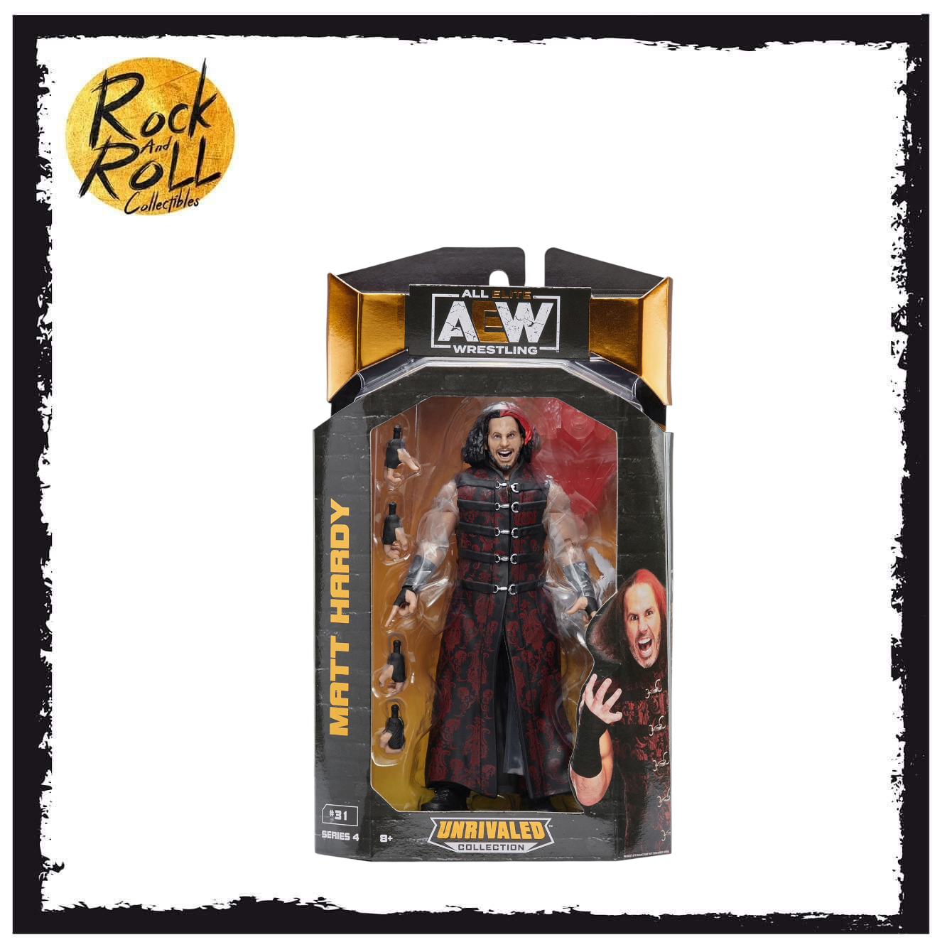 Not Mint Packaging - AEW Unrivaled Collection Series 4 #31 - Matt Hardy US Import
