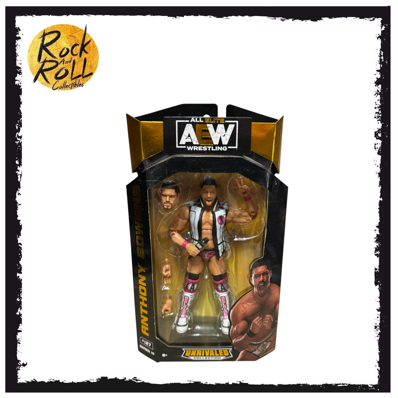 AEW Unrivaled Collection Series 14 #127 - Anthony Bowens US Import