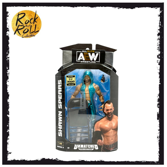 AEW Unmatched Collection Series 5 #40 - Shawn Spears 1 of 3000 Rare Edition US Import