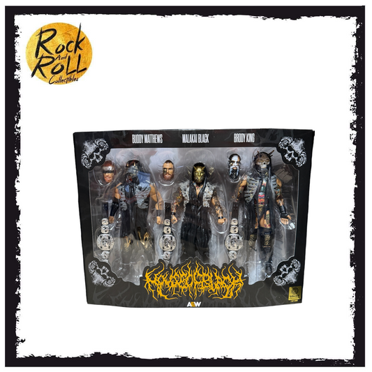 AEW - House Of Black "Trios Champions" Jazwares Vault Action Figures 3 Pack US Import