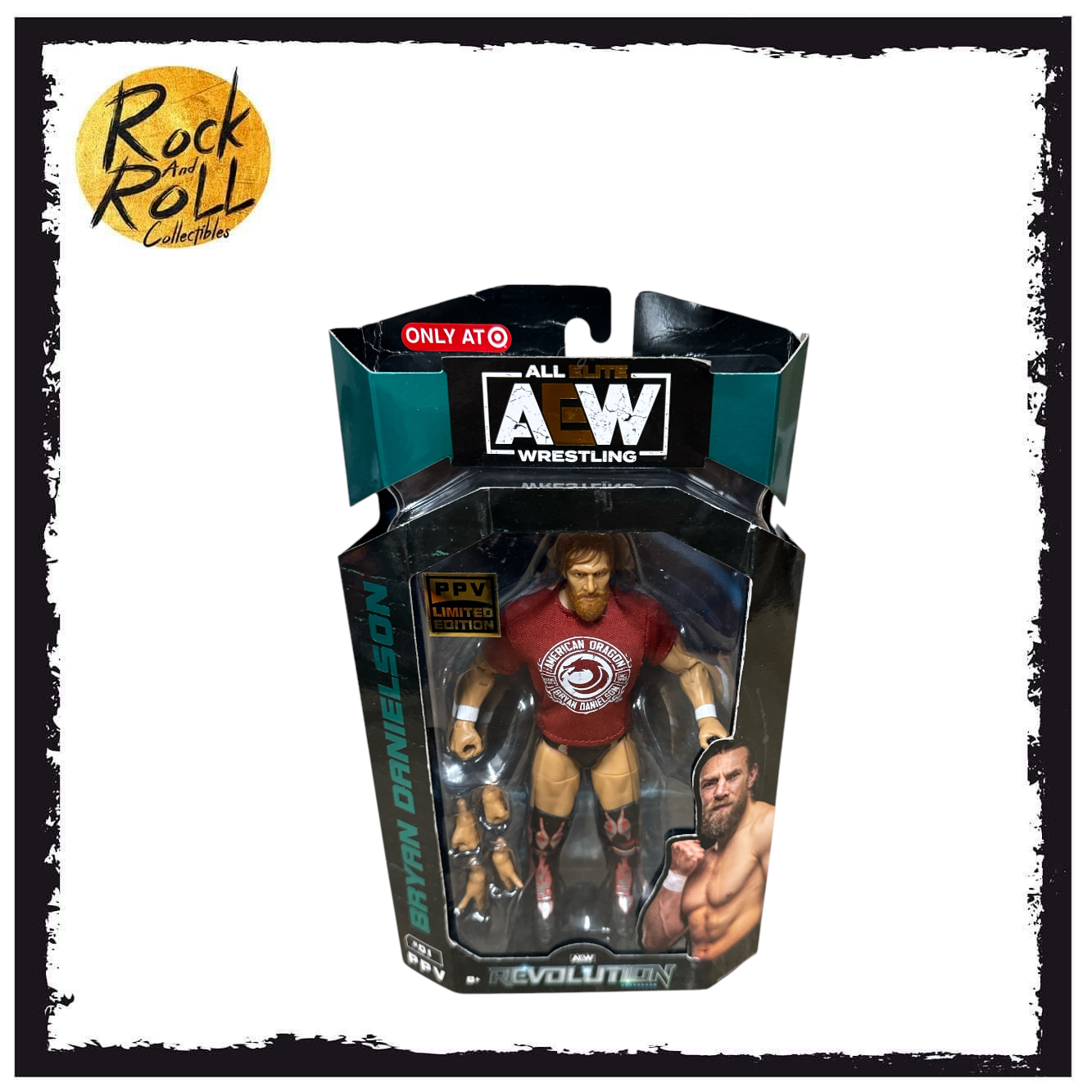 Box Damage - AEW PPV Revolution Bryan Danielson Limited Edition US Import