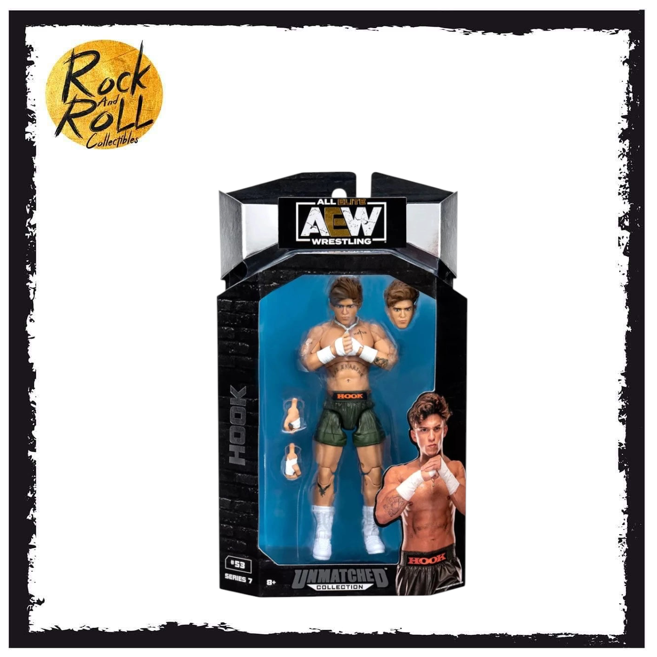 AEW Unmatched Collection Series 7 #53 - Hook US Import