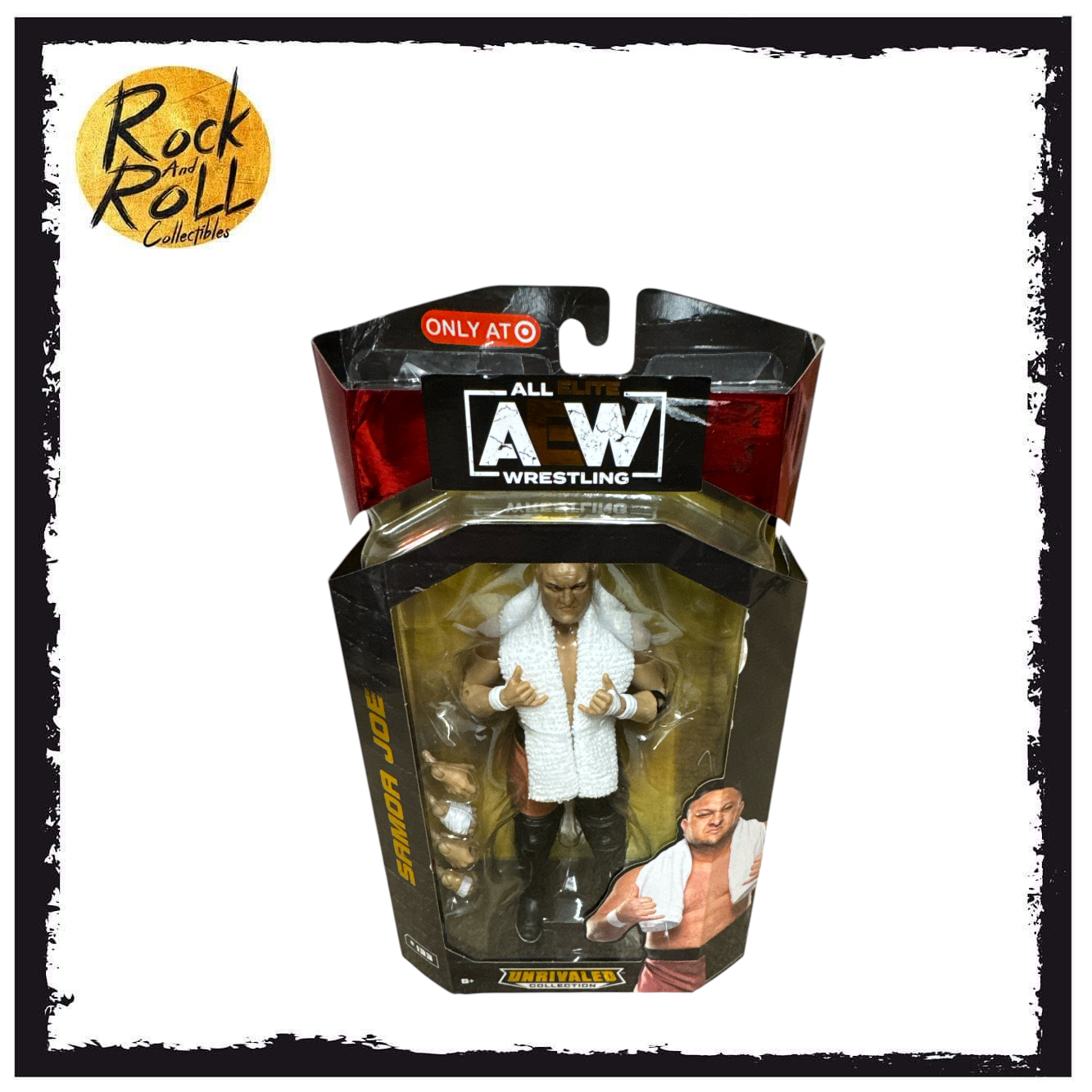 Box Damage - AEW Unrivaled Collection #133 Samoa Joe Target Exclusive