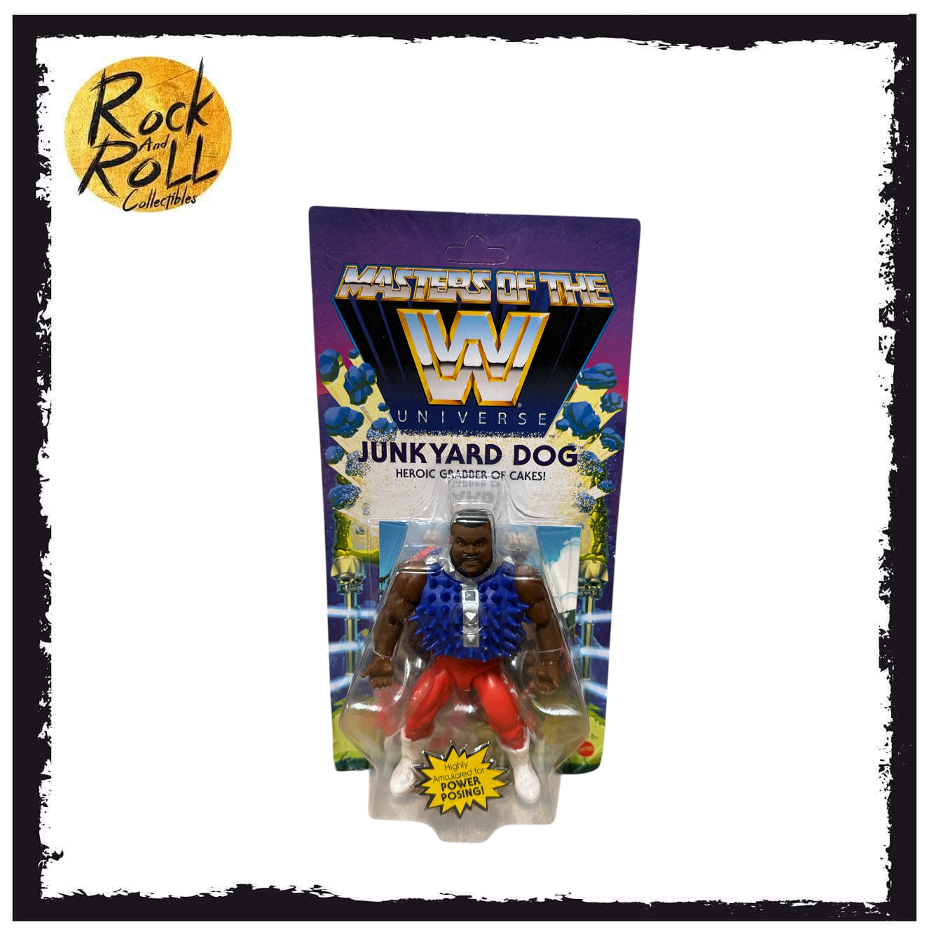 Masters Of The WWE Universe - Junkyard Dog US Import (Not Mint Card)