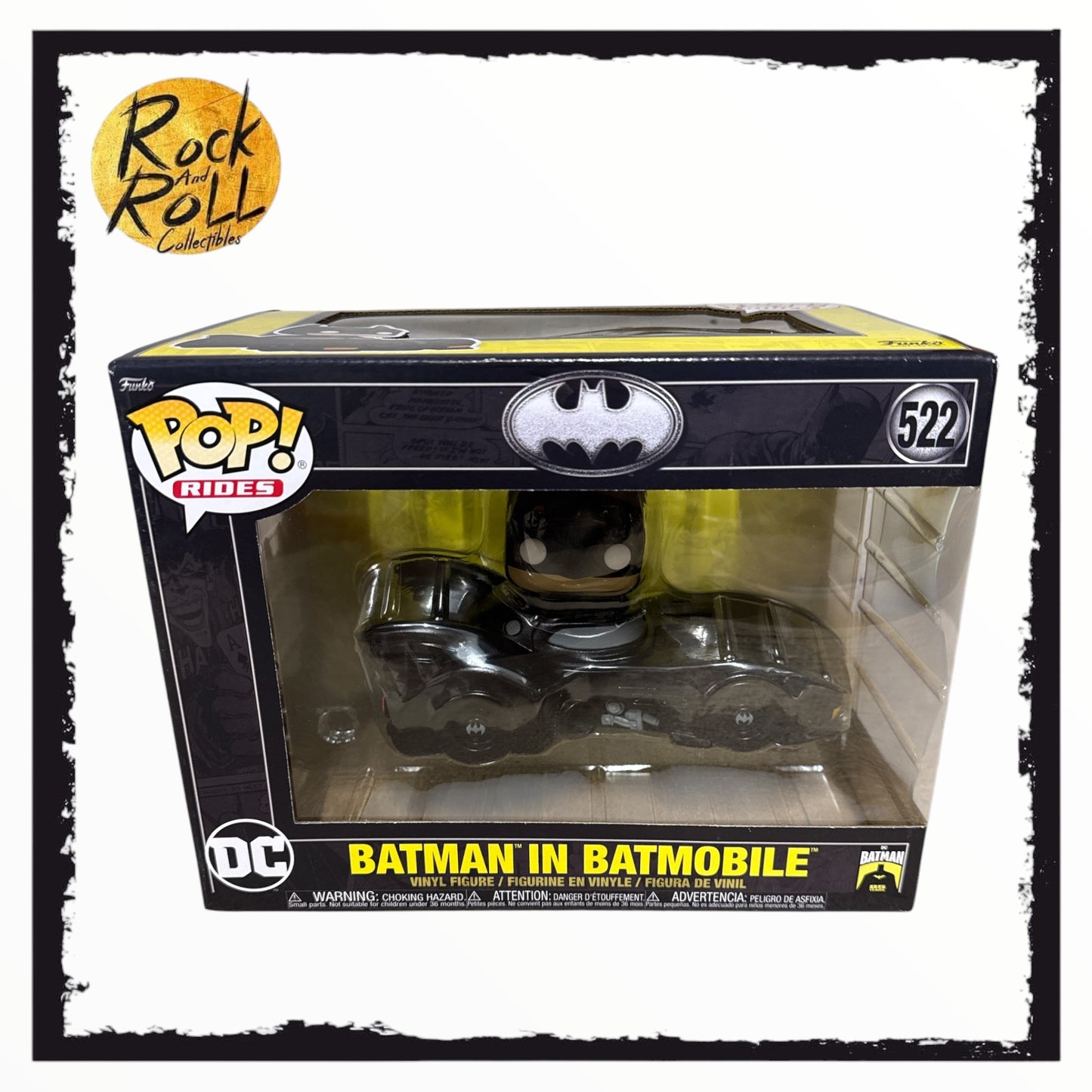 DC - Batman in Batmobile Funko Pop! Rides #522