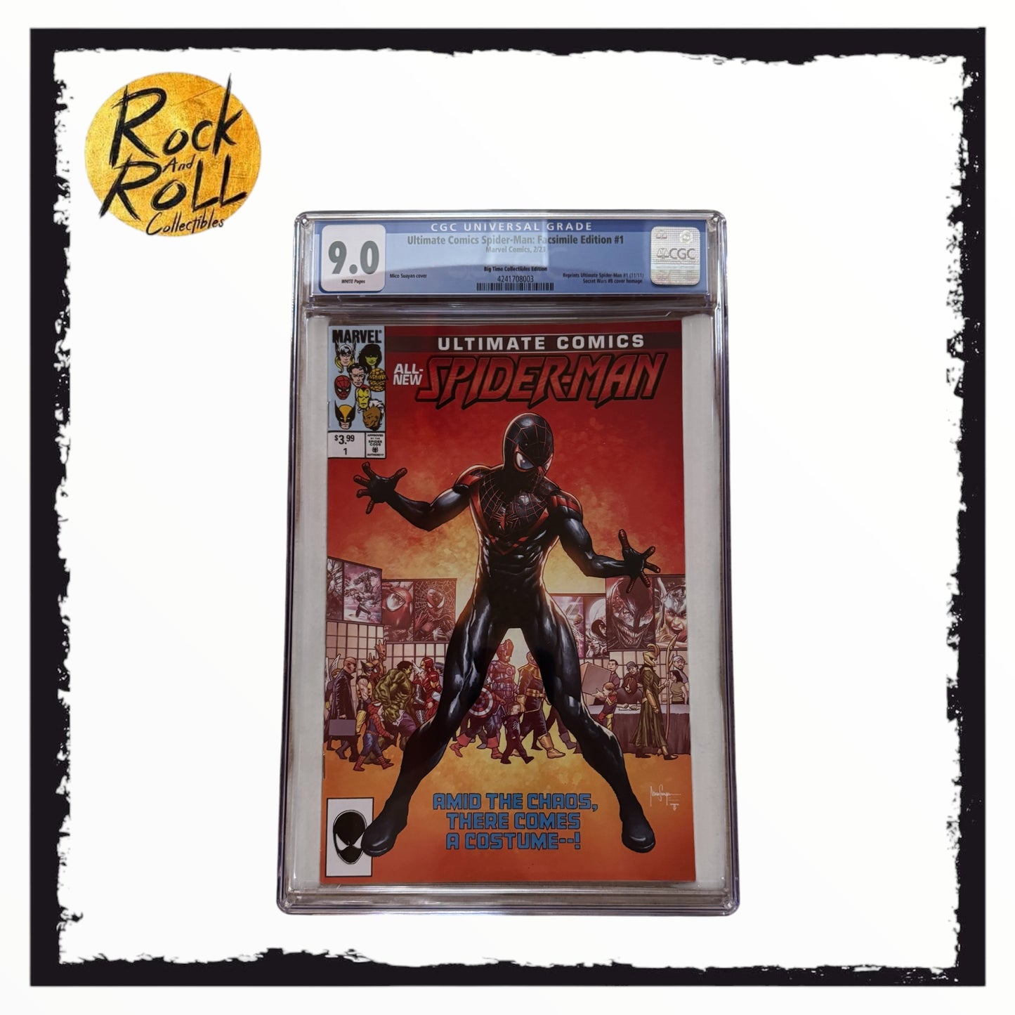 Marvel Comics 2/23 Ultimate Comics Spider-Man:Facsimile Edition #1 Big Time Colletibles Edition - CGC 9.0