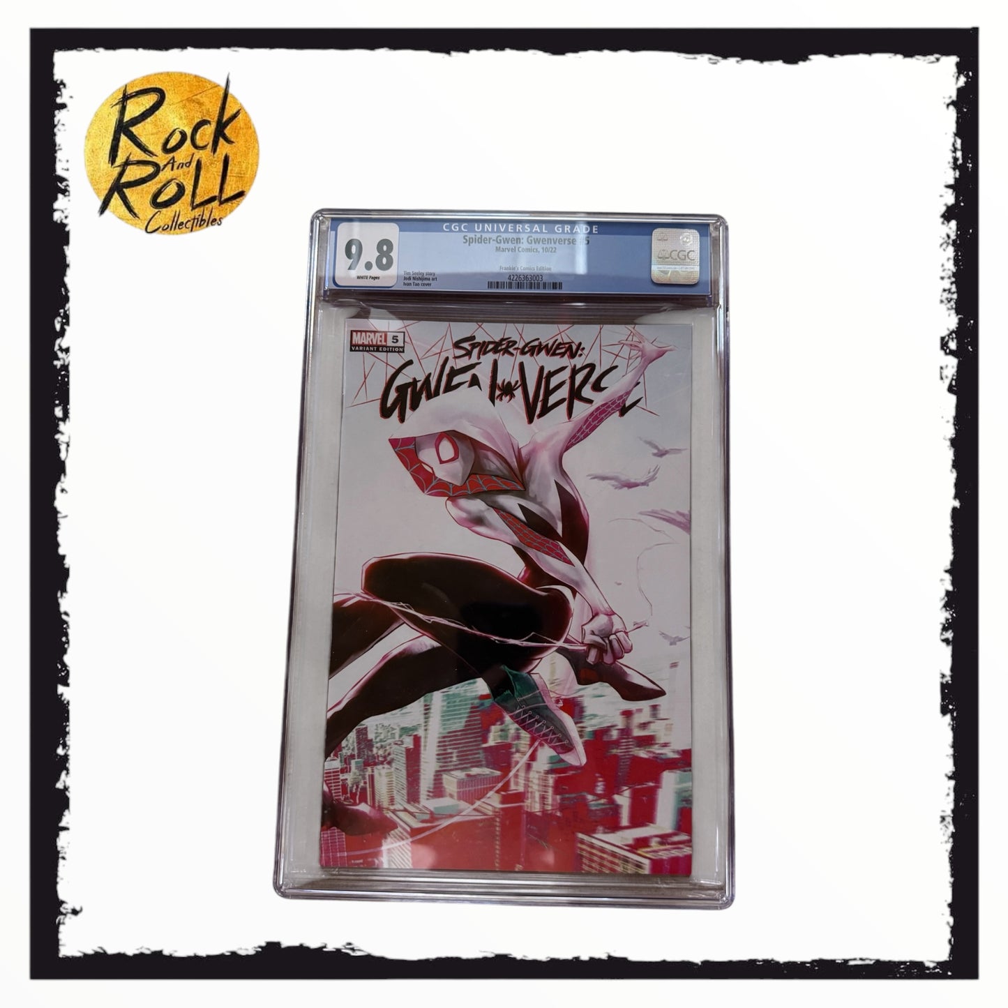 Marvel Comics 10/22 Spider-Gwen: Gwenverse #5 Frankie's Comics Edition - CGC 9.8