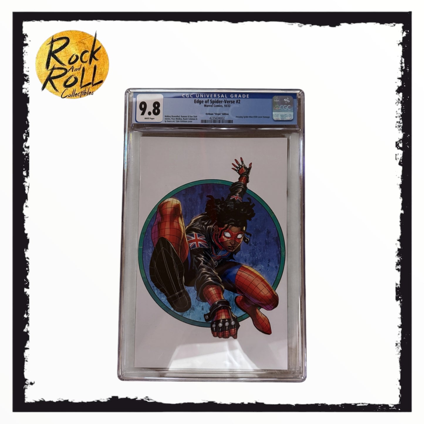 Marvel Comics 10/22 Edge of Spider-Verse #2 Kirkham "Virgin" Edition - CGC 9.8
