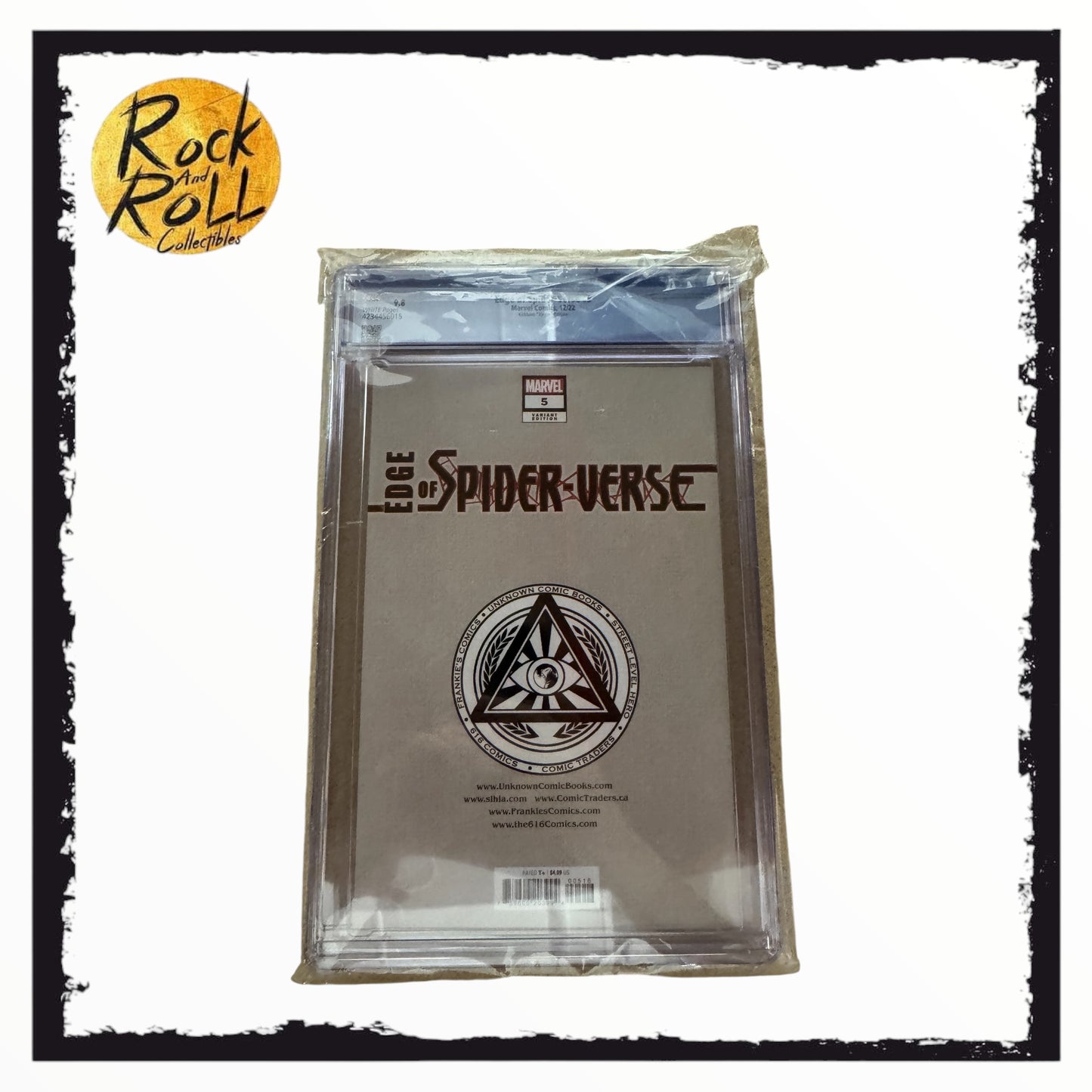 Marvel Comics 12/22 - Edge of Spider-Verse #5 - Kirkham "Virgin" Edition - CGC 9.8