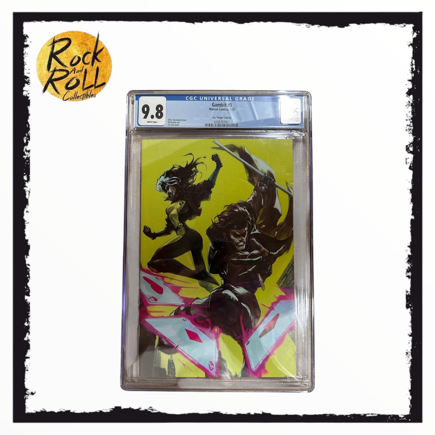 Marvel Comics 1/23 Gambit #5 Tao "Virgin" Edition CGC 9.8