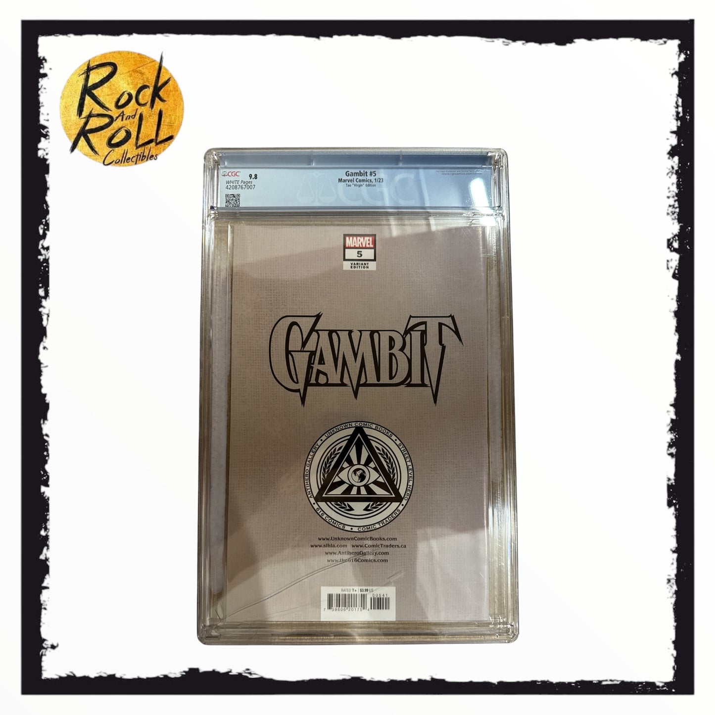 Marvel Comics 1/23 Gambit #5 Tao "Virgin" Edition CGC 9.8