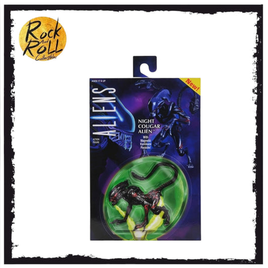 NECA Aliens - Night Cougar Alien 7" Kenner Tribute Action Figure