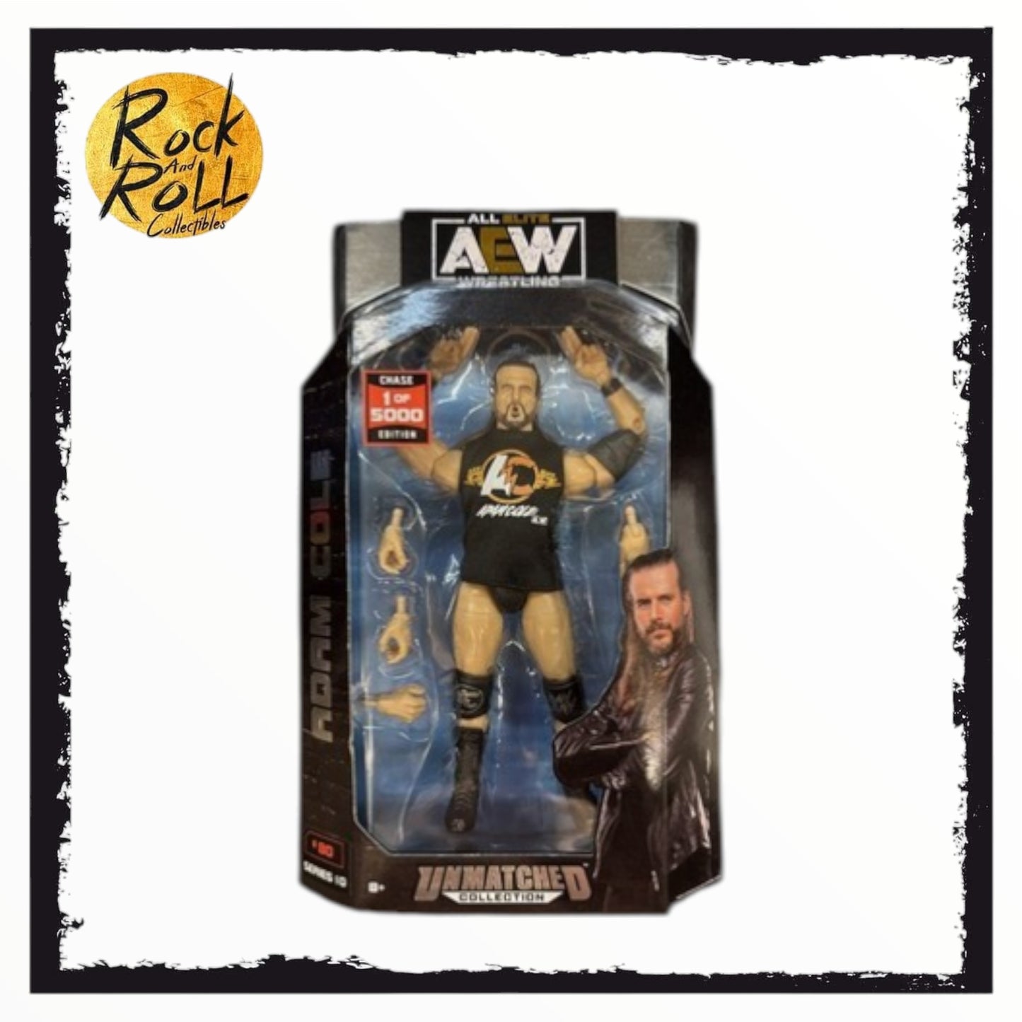 Not Mint Packaging - AEW Unmatched Collection Series 10 #80 Adam Cole 1 of 5000 Chase Edition US Import