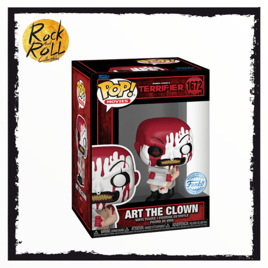 Terrifier - Art the Clown (Seated) w/Newspaper Funko Pop! #1672 Special Edition