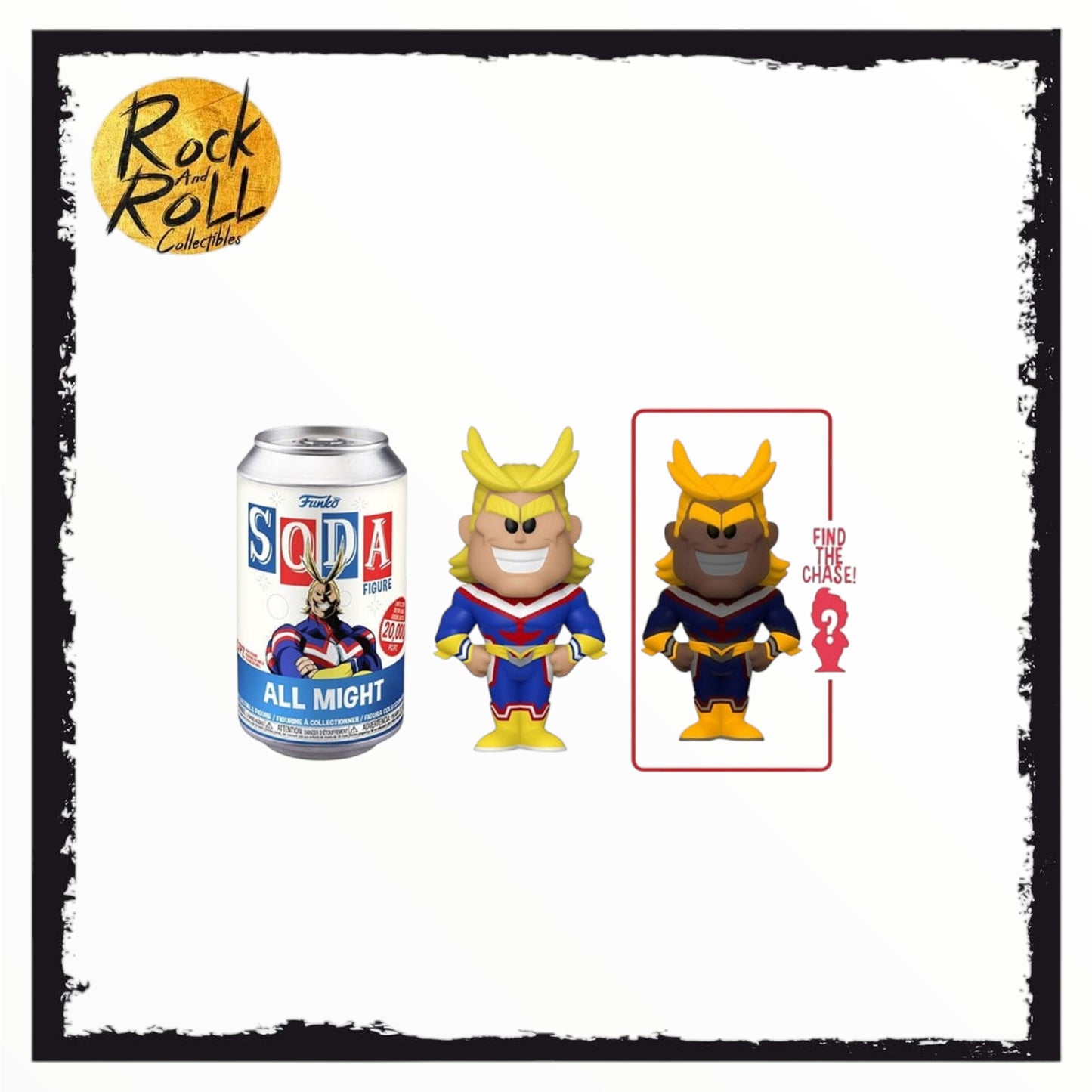 Funko Pop! Soda Set - My Hero Academia All Might Common & Chase Set 20,00pcs *Open*