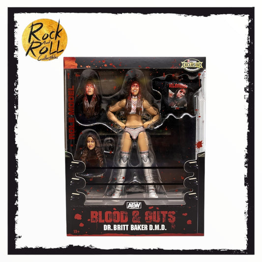 AEW Blood and Guts Ringside Collectibles Exclusive Dr. Britt Baker D.M.D. Action Figure