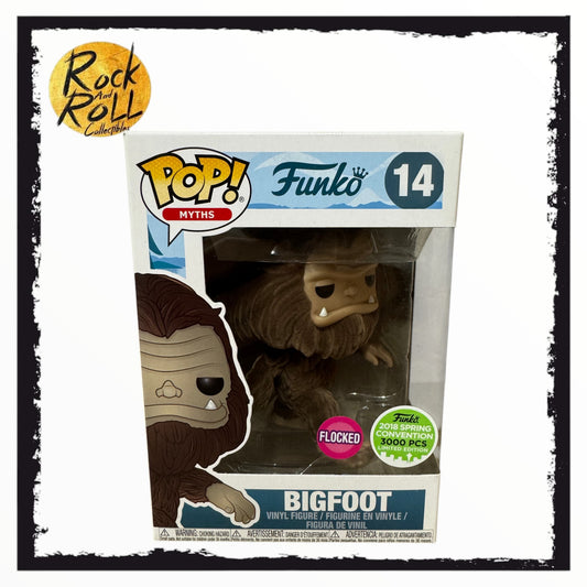 Myths - Bigfoot (Flocked) Funko Pop! #14 2018 Spring Convention 3000pcs Shared Exclusive - Condition 8.5/10