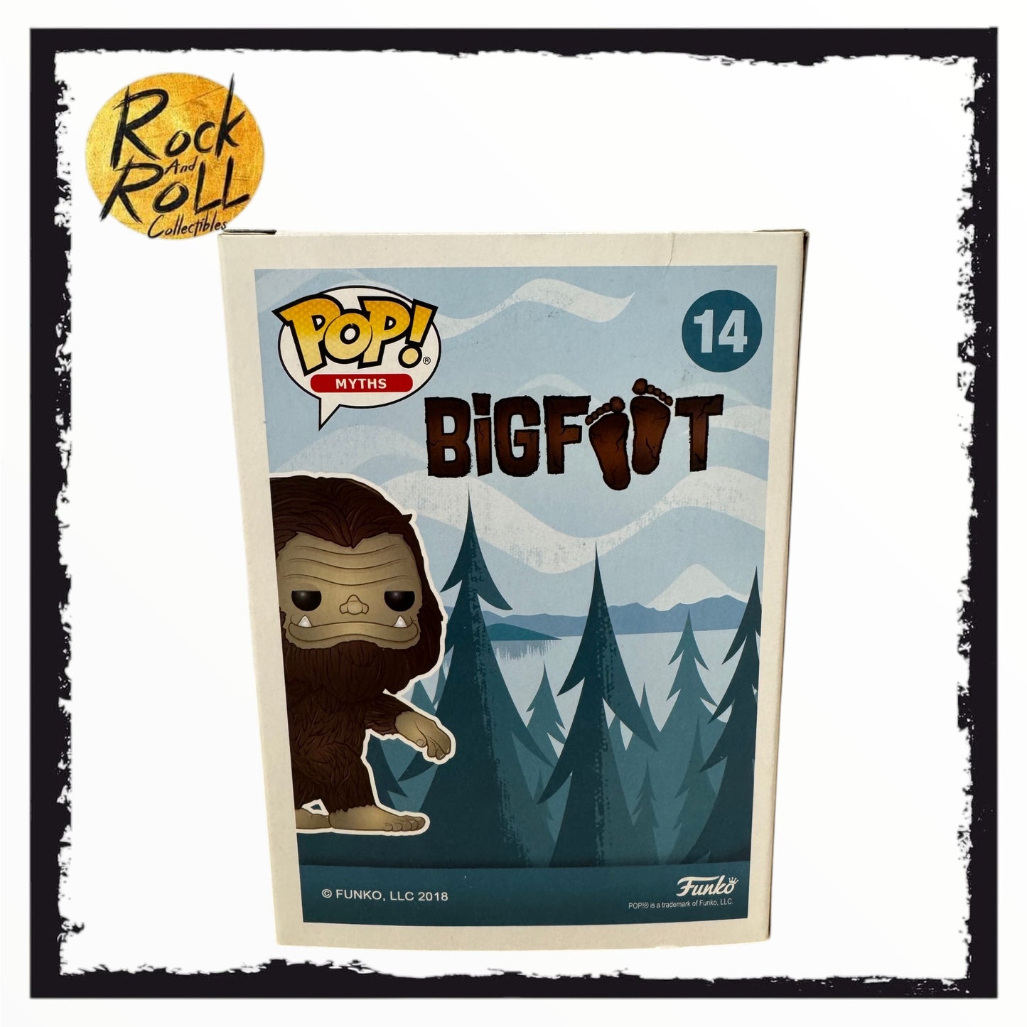 Myths - Bigfoot (Flocked) Funko Pop! #14 2018 Spring Convention 3000pcs Shared Exclusive - Condition 8.5/10