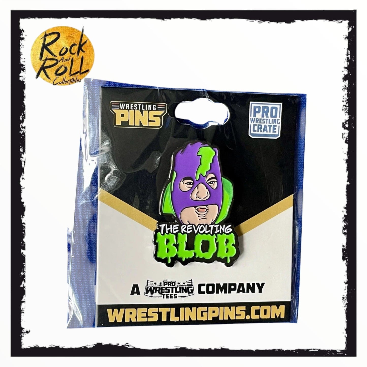 Pro Wrestling Crate - The Revolting Blob Enamel Pin