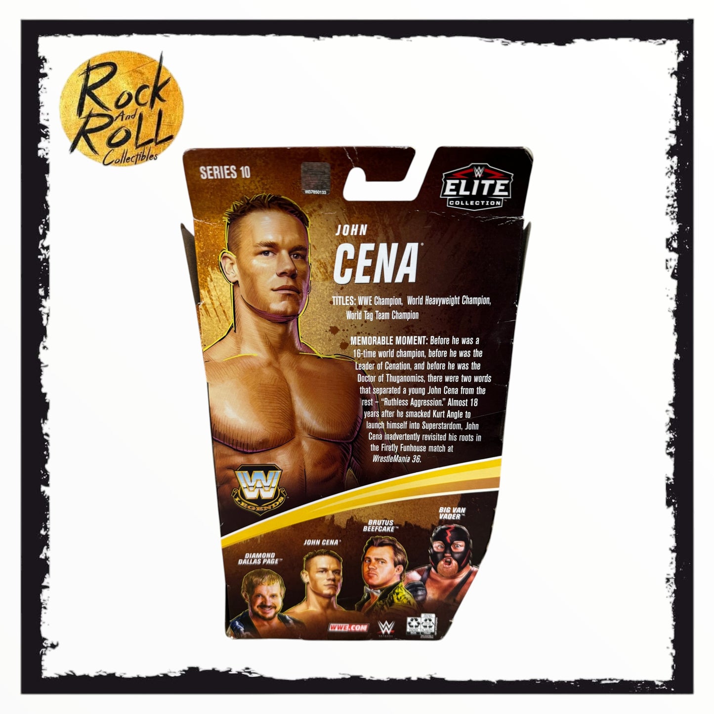 Box Damage - WWE Elite Legends Series 10 John Cena US Import