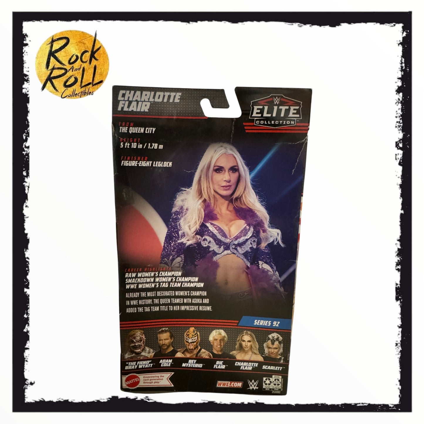Box Damage - WWE Elite Series 92 Charlotte Flair US Import