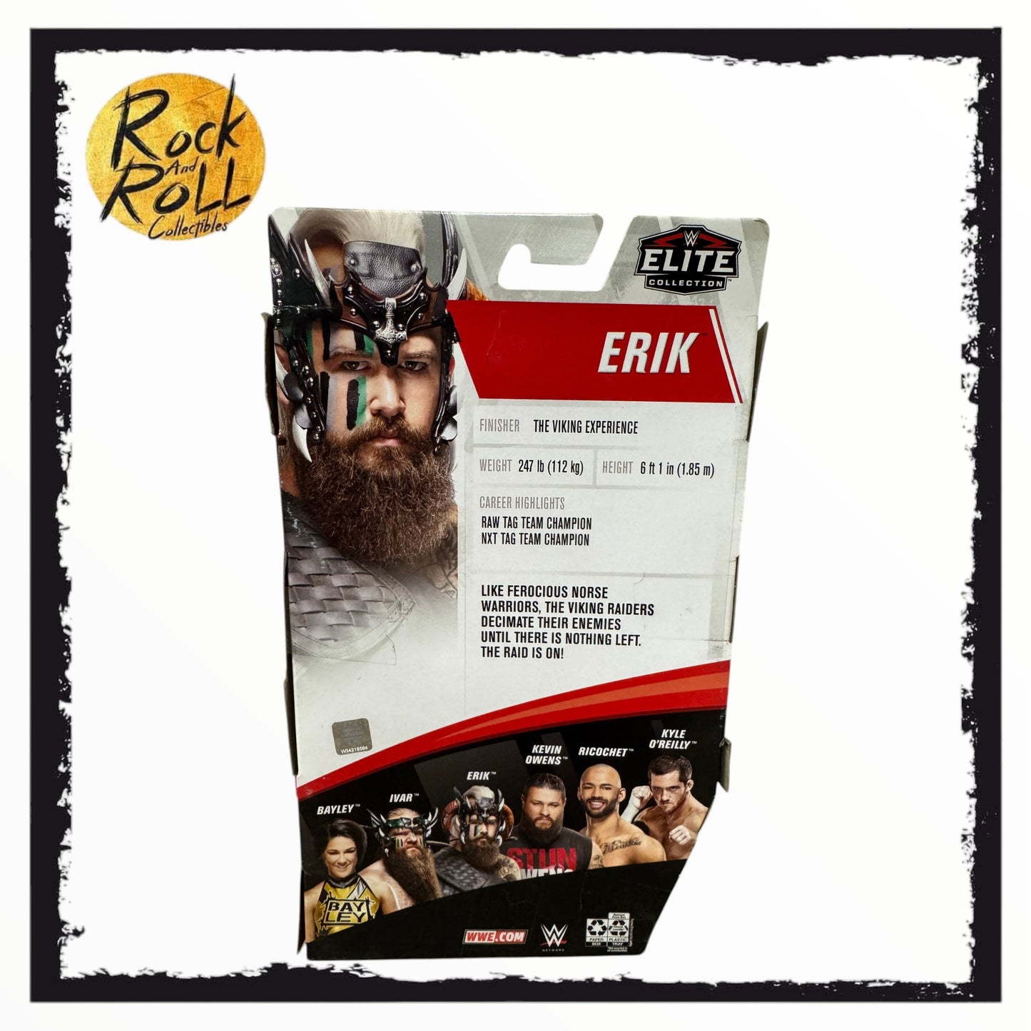 Box Damage - WWE Elite Series 80 Erik (The Viking Raiders) US Import