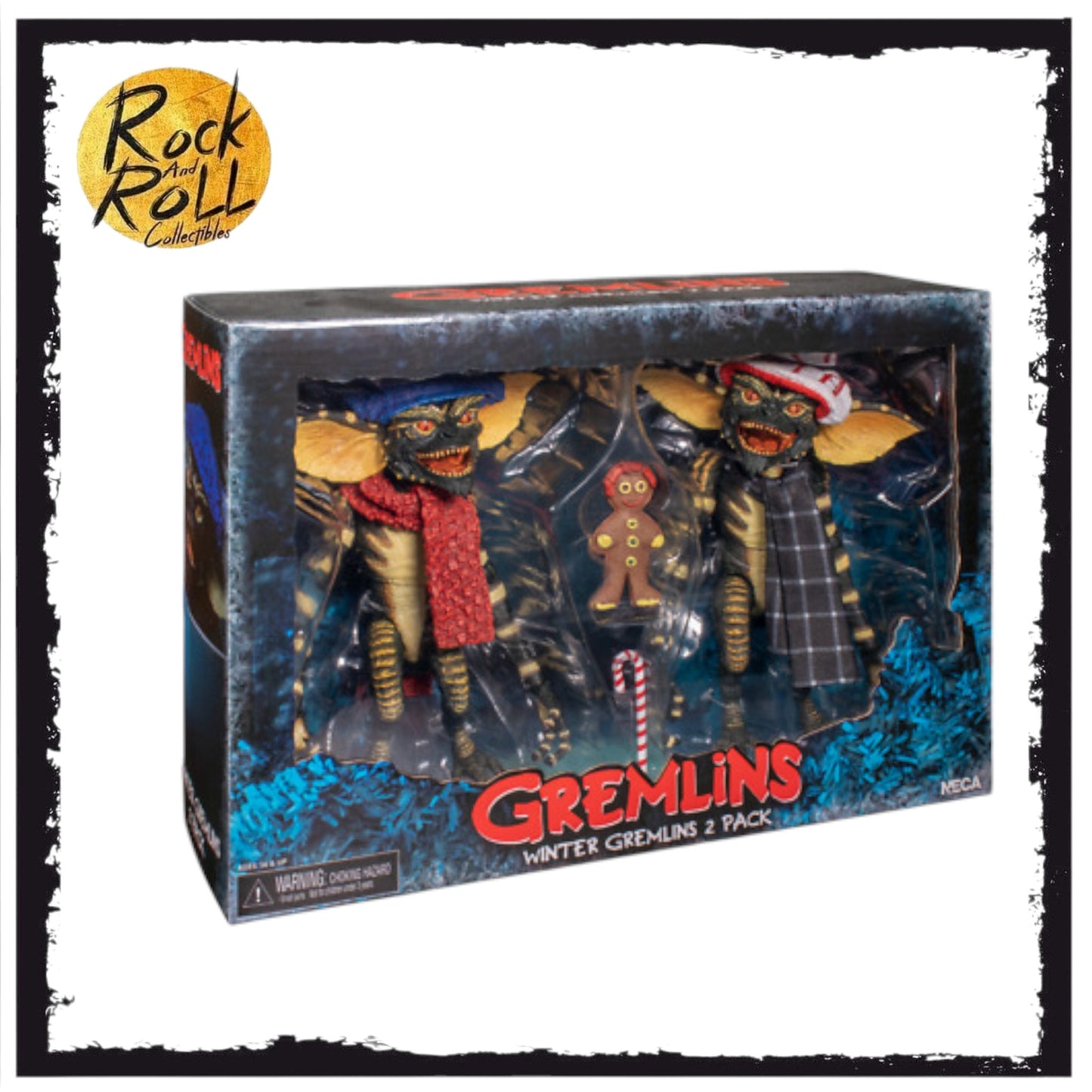 NECA Gremlins 7” Christmas Carol Winter Scene 2-Pack Set 1
