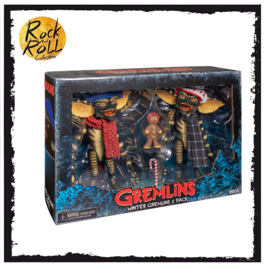 NECA Gremlins 7” Christmas Carol Winter Scene 2-Pack Set 1