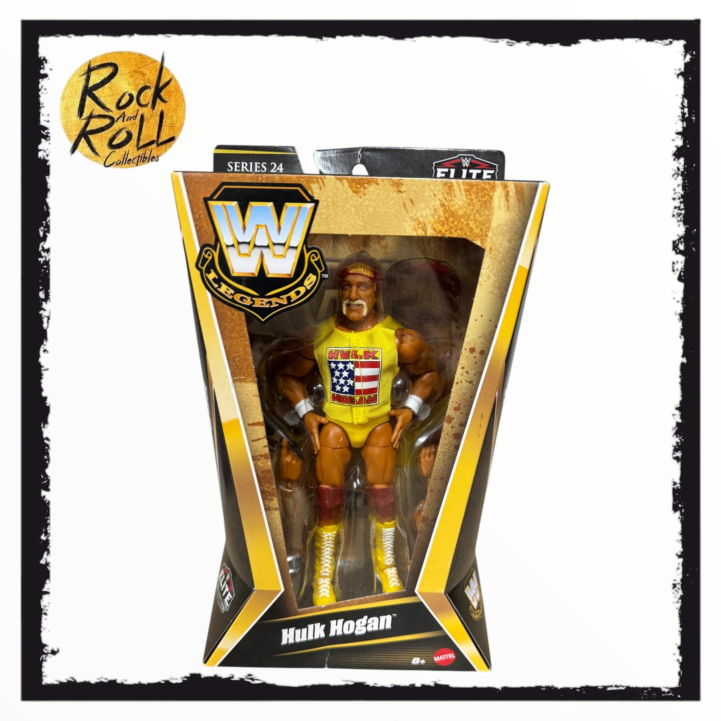Not Mint Packaging - WWE Elite Legends Series 24 Hulk Hogan US Import